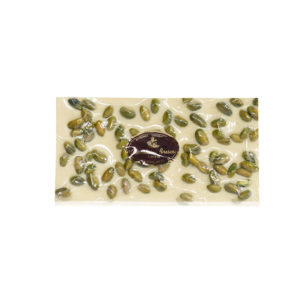 White chocolate with pistachios 350g