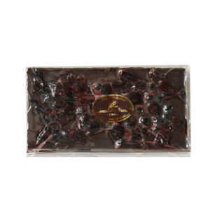 Black chocolate tablet with forest fruit 70% 150g