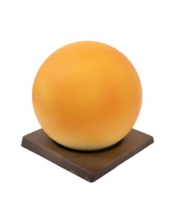 Pelota de basket chocolate blanco. Grande.